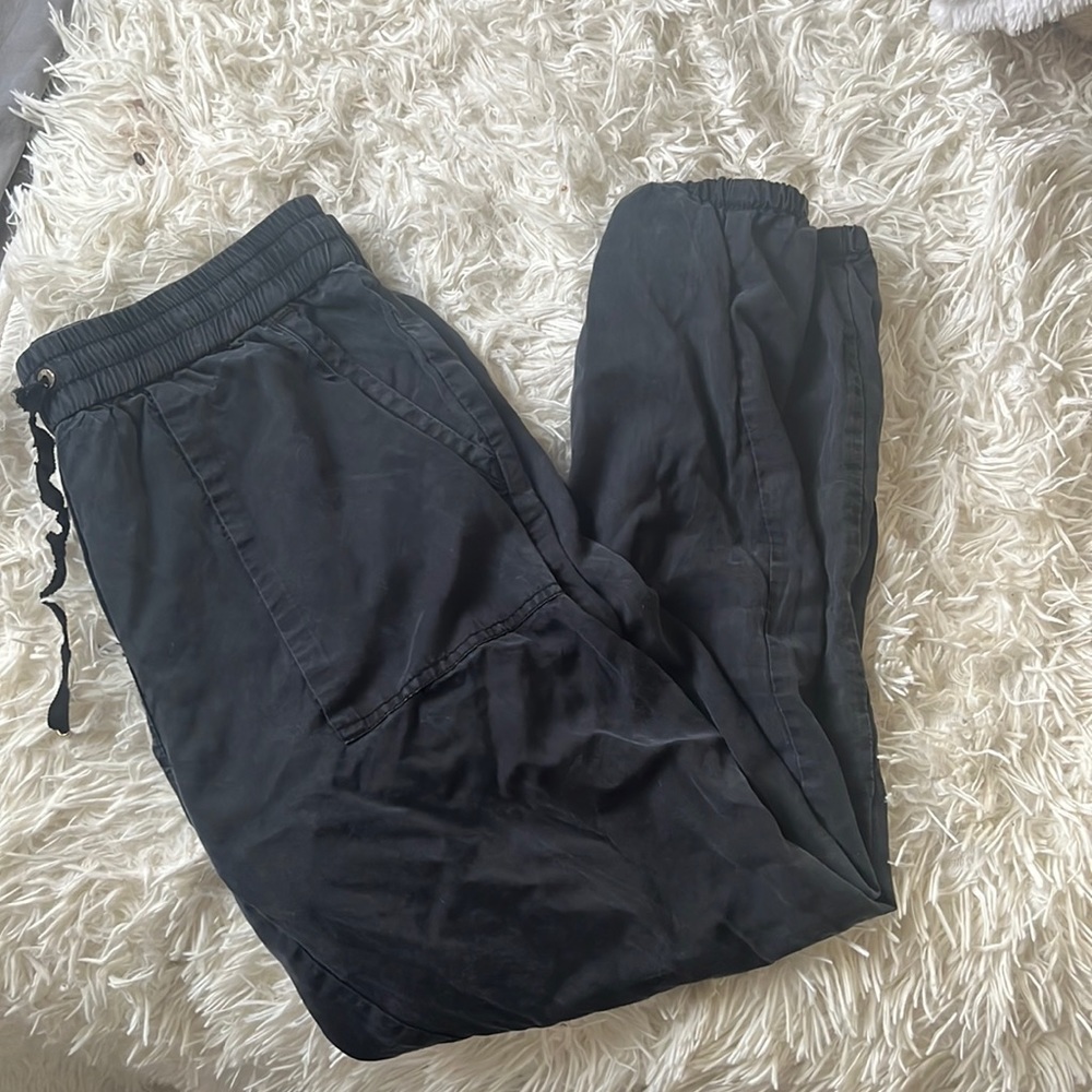 black cargo joggers womens